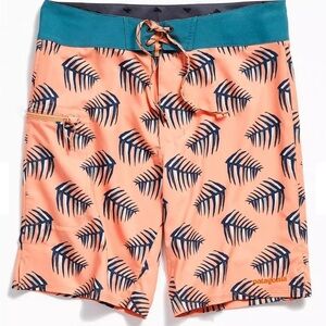 Patagonia Stretch Planing Peach Swim Short, size 29